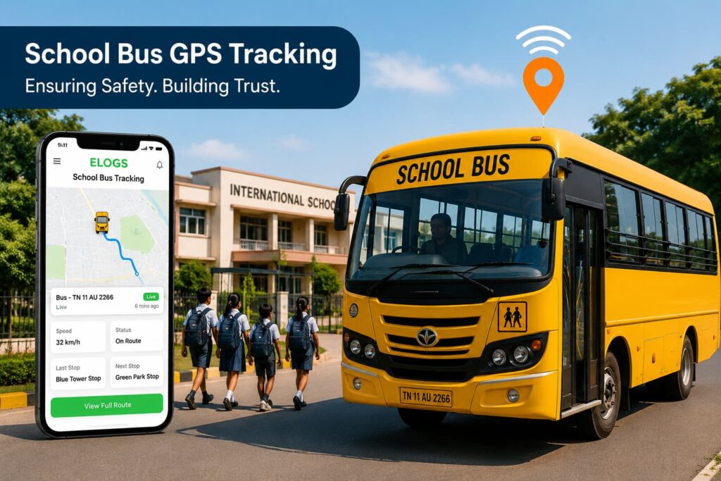 School bus GPS tracking system for student safety in India